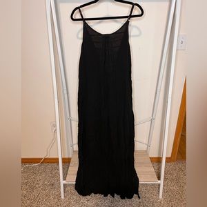 XL black cotton sundress